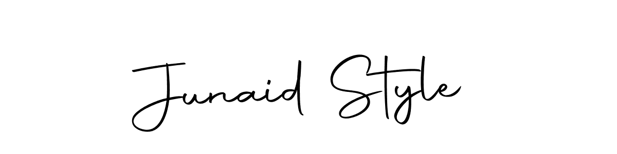 The best way (Autography-DOLnW) to make a short signature is to pick only two or three words in your name. The name Junaid Style include a total of six letters. For converting this name. Junaid Style signature style 10 images and pictures png