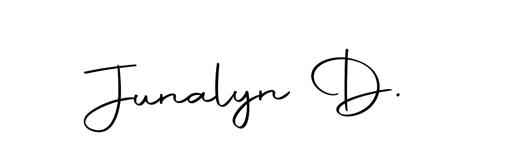 Also You can easily find your signature by using the search form. We will create Junalyn D. name handwritten signature images for you free of cost using Autography-DOLnW sign style. Junalyn D. signature style 10 images and pictures png