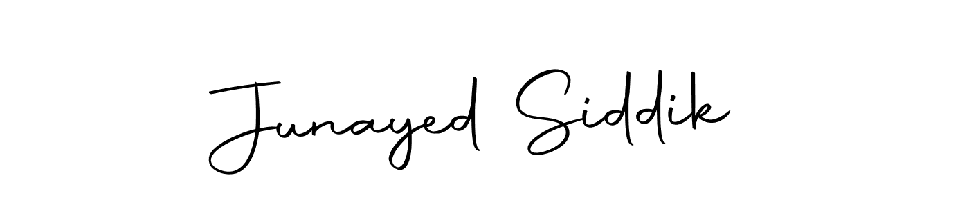 You should practise on your own different ways (Autography-DOLnW) to write your name (Junayed Siddik) in signature. don't let someone else do it for you. Junayed Siddik signature style 10 images and pictures png