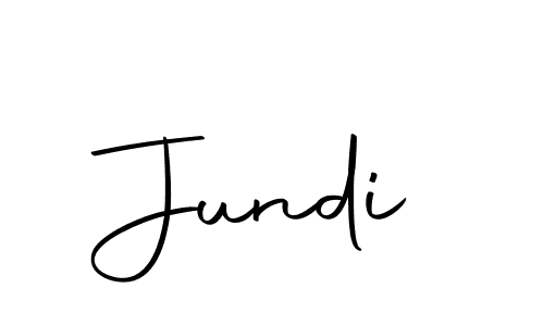 Jundi stylish signature style. Best Handwritten Sign (Autography-DOLnW) for my name. Handwritten Signature Collection Ideas for my name Jundi. Jundi signature style 10 images and pictures png