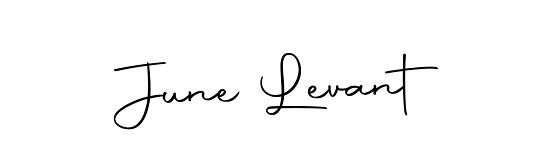 Also we have June Levant name is the best signature style. Create professional handwritten signature collection using Autography-DOLnW autograph style. June Levant signature style 10 images and pictures png