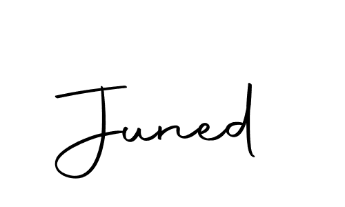 Make a beautiful signature design for name Juned. Use this online signature maker to create a handwritten signature for free. Juned signature style 10 images and pictures png