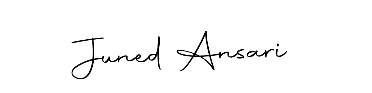 Make a short Juned Ansari signature style. Manage your documents anywhere anytime using Autography-DOLnW. Create and add eSignatures, submit forms, share and send files easily. Juned Ansari signature style 10 images and pictures png