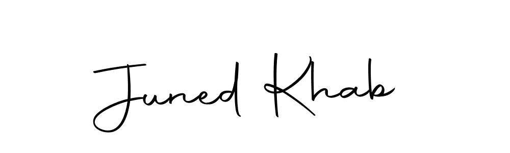 Here are the top 10 professional signature styles for the name Juned Khab. These are the best autograph styles you can use for your name. Juned Khab signature style 10 images and pictures png