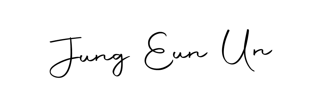 Use a signature maker to create a handwritten signature online. With this signature software, you can design (Autography-DOLnW) your own signature for name Jung Eun Un. Jung Eun Un signature style 10 images and pictures png