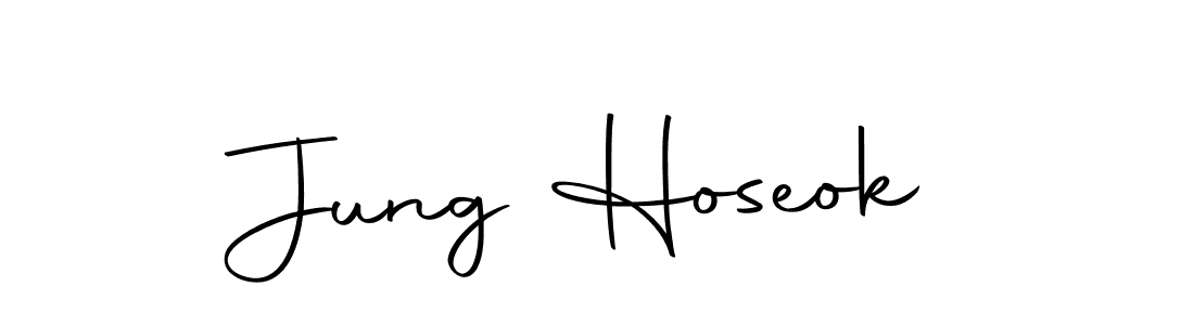 Create a beautiful signature design for name Jung Hoseok. With this signature (Autography-DOLnW) fonts, you can make a handwritten signature for free. Jung Hoseok signature style 10 images and pictures png