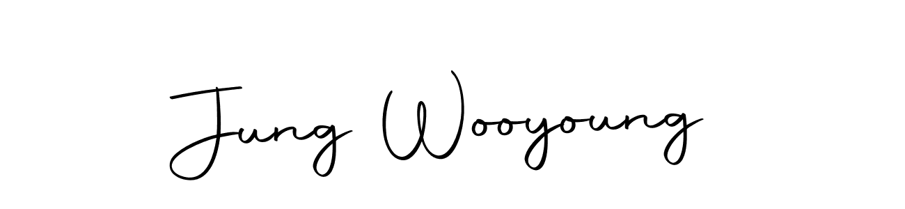 Create a beautiful signature design for name Jung Wooyoung. With this signature (Autography-DOLnW) fonts, you can make a handwritten signature for free. Jung Wooyoung signature style 10 images and pictures png