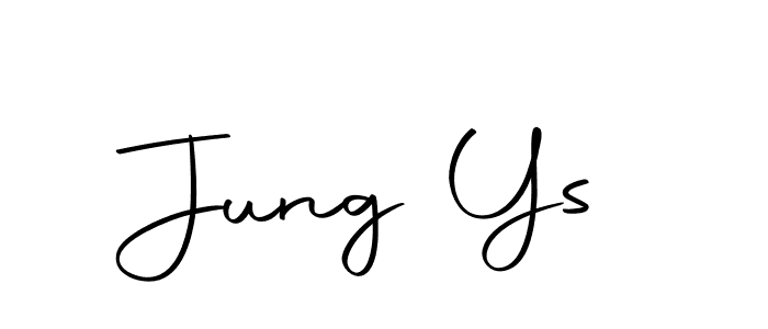 Design your own signature with our free online signature maker. With this signature software, you can create a handwritten (Autography-DOLnW) signature for name Jung Ys. Jung Ys signature style 10 images and pictures png