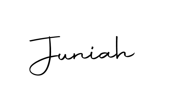 You should practise on your own different ways (Autography-DOLnW) to write your name (Juniah) in signature. don't let someone else do it for you. Juniah signature style 10 images and pictures png