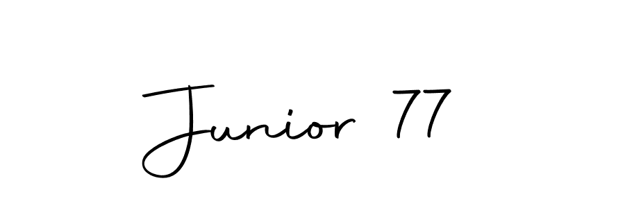 How to make Junior 77 signature? Autography-DOLnW is a professional autograph style. Create handwritten signature for Junior 77 name. Junior 77 signature style 10 images and pictures png