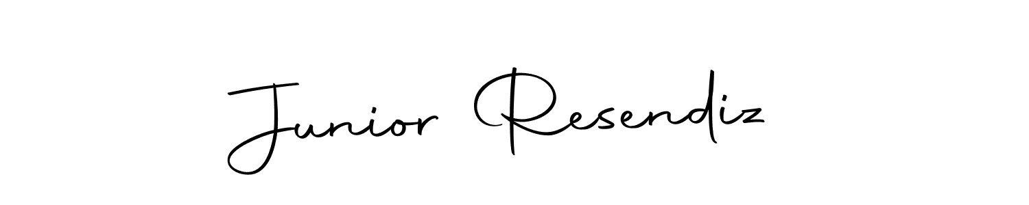 if you are searching for the best signature style for your name Junior Resendiz. so please give up your signature search. here we have designed multiple signature styles  using Autography-DOLnW. Junior Resendiz signature style 10 images and pictures png