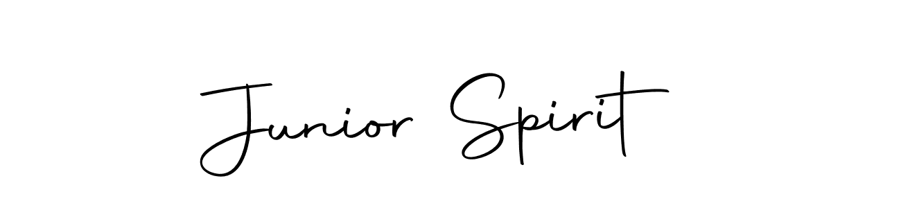 Make a beautiful signature design for name Junior Spirit. With this signature (Autography-DOLnW) style, you can create a handwritten signature for free. Junior Spirit signature style 10 images and pictures png