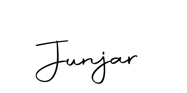 Make a beautiful signature design for name Junjar. Use this online signature maker to create a handwritten signature for free. Junjar signature style 10 images and pictures png