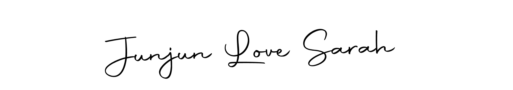 It looks lik you need a new signature style for name Junjun Love Sarah. Design unique handwritten (Autography-DOLnW) signature with our free signature maker in just a few clicks. Junjun Love Sarah signature style 10 images and pictures png