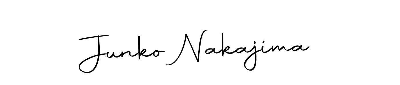 if you are searching for the best signature style for your name Junko Nakajima. so please give up your signature search. here we have designed multiple signature styles  using Autography-DOLnW. Junko Nakajima signature style 10 images and pictures png