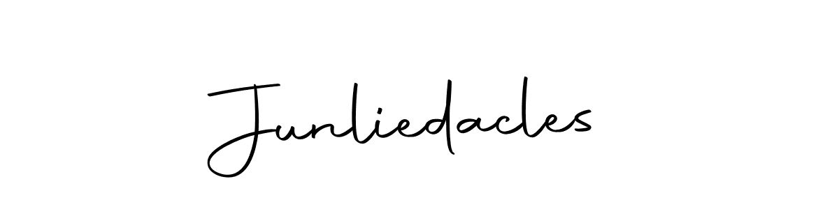 The best way (Autography-DOLnW) to make a short signature is to pick only two or three words in your name. The name Junliedacles include a total of six letters. For converting this name. Junliedacles signature style 10 images and pictures png