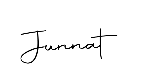 Create a beautiful signature design for name Junnat. With this signature (Autography-DOLnW) fonts, you can make a handwritten signature for free. Junnat signature style 10 images and pictures png