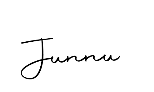 Make a beautiful signature design for name Junnu. With this signature (Autography-DOLnW) style, you can create a handwritten signature for free. Junnu signature style 10 images and pictures png