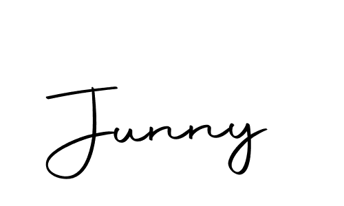 Make a beautiful signature design for name Junny. With this signature (Autography-DOLnW) style, you can create a handwritten signature for free. Junny signature style 10 images and pictures png