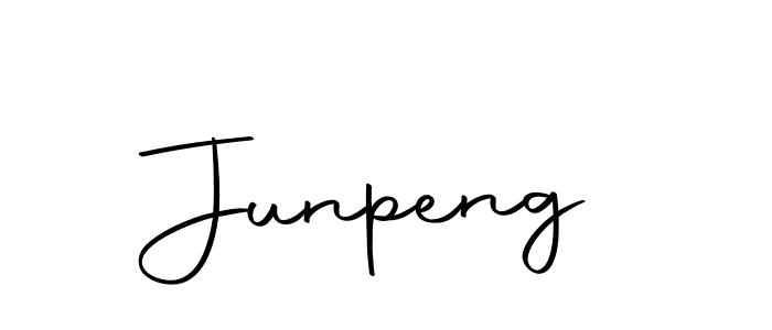 if you are searching for the best signature style for your name Junpeng. so please give up your signature search. here we have designed multiple signature styles  using Autography-DOLnW. Junpeng signature style 10 images and pictures png