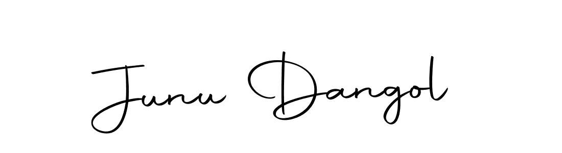 How to make Junu Dangol signature? Autography-DOLnW is a professional autograph style. Create handwritten signature for Junu Dangol name. Junu Dangol signature style 10 images and pictures png