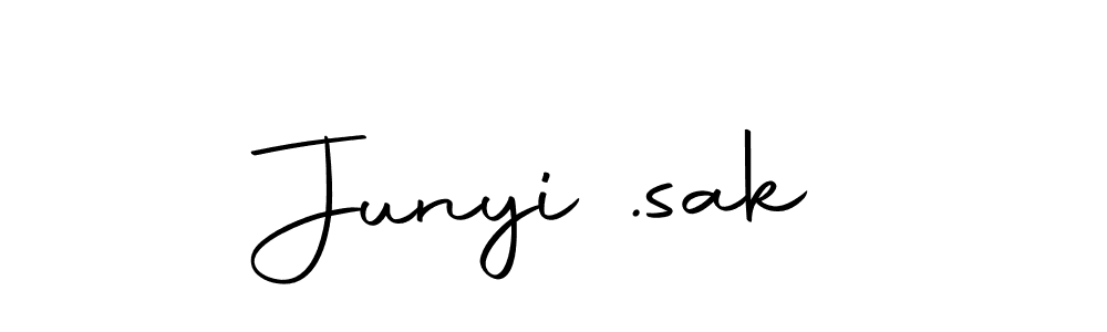 Make a short Junyi .sak signature style. Manage your documents anywhere anytime using Autography-DOLnW. Create and add eSignatures, submit forms, share and send files easily. Junyi .sak signature style 10 images and pictures png