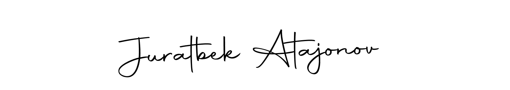 Make a beautiful signature design for name Juratbek Atajonov. With this signature (Autography-DOLnW) style, you can create a handwritten signature for free. Juratbek Atajonov signature style 10 images and pictures png