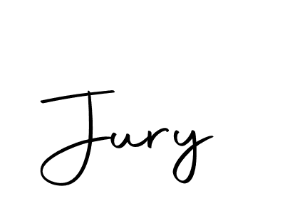 You should practise on your own different ways (Autography-DOLnW) to write your name (Jury) in signature. don't let someone else do it for you. Jury signature style 10 images and pictures png