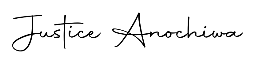 Try this chic Justice Anochiwa handwritten sign style. Using Autography-DOLnW font elements, it gives your name a sleek, memorable identity. Justice Anochiwa signature style 10 images and pictures png