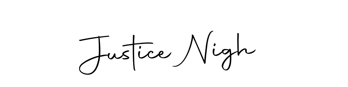 Also we have Justice Nigh name is the best signature style. Create professional handwritten signature collection using Autography-DOLnW autograph style. Justice Nigh signature style 10 images and pictures png
