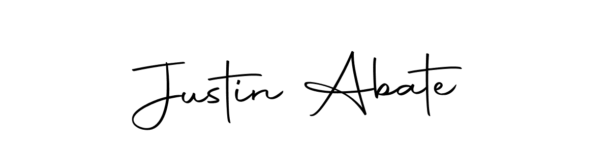 Design your own signature with our free online signature maker. With this signature software, you can create a handwritten (Autography-DOLnW) signature for name Justin Abate. Justin Abate signature style 10 images and pictures png
