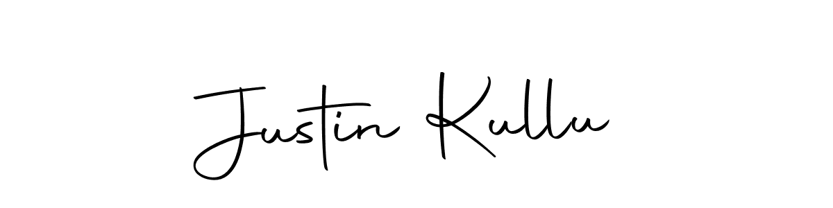 Create a beautiful signature design for name Justin Kullu. With this signature (Autography-DOLnW) fonts, you can make a handwritten signature for free. Justin Kullu signature style 10 images and pictures png