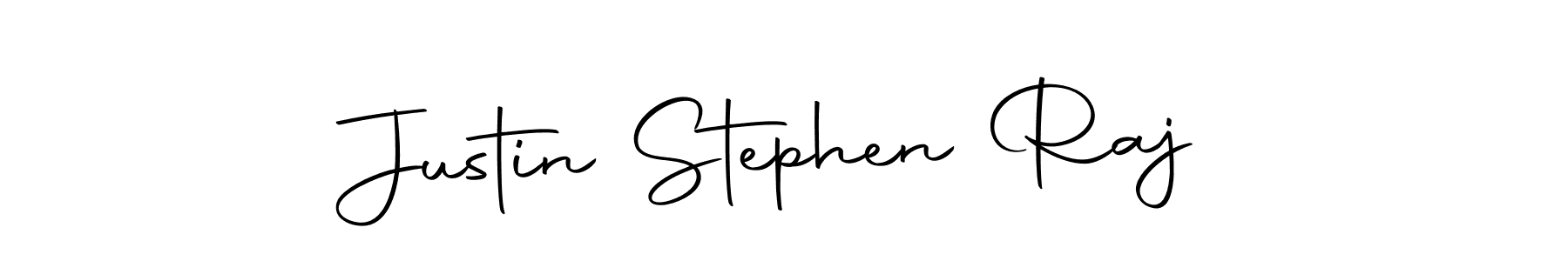 Also we have Justin Stephen Raj name is the best signature style. Create professional handwritten signature collection using Autography-DOLnW autograph style. Justin Stephen Raj signature style 10 images and pictures png