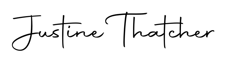 Generate high-definition signature styles for Justine Thatcher. The Autography-DOLnW typeface ensures crisp legibility and sophisticated design. Justine Thatcher signature style 10 images and pictures png