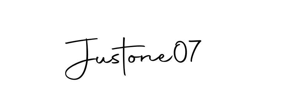 Make a beautiful signature design for name Justone07. Use this online signature maker to create a handwritten signature for free. Justone07 signature style 10 images and pictures png