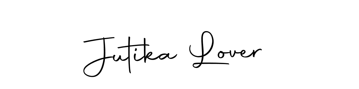 if you are searching for the best signature style for your name Jutika Lover. so please give up your signature search. here we have designed multiple signature styles  using Autography-DOLnW. Jutika Lover signature style 10 images and pictures png