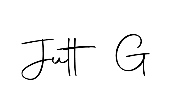 How to make Jutt G signature? Autography-DOLnW is a professional autograph style. Create handwritten signature for Jutt G name. Jutt G signature style 10 images and pictures png