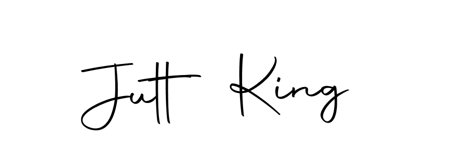 Design your own signature with our free online signature maker. With this signature software, you can create a handwritten (Autography-DOLnW) signature for name Jutt King. Jutt King signature style 10 images and pictures png