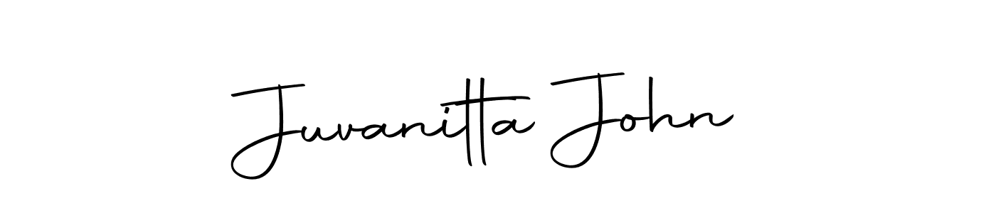 Design your own signature with our free online signature maker. With this signature software, you can create a handwritten (Autography-DOLnW) signature for name Juvanitta John. Juvanitta John signature style 10 images and pictures png