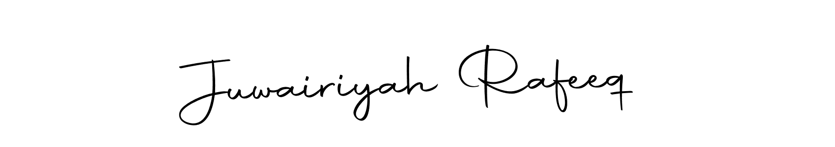 This is the best signature style for the Juwairiyah Rafeeq name. Also you like these signature font (Autography-DOLnW). Mix name signature. Juwairiyah Rafeeq signature style 10 images and pictures png