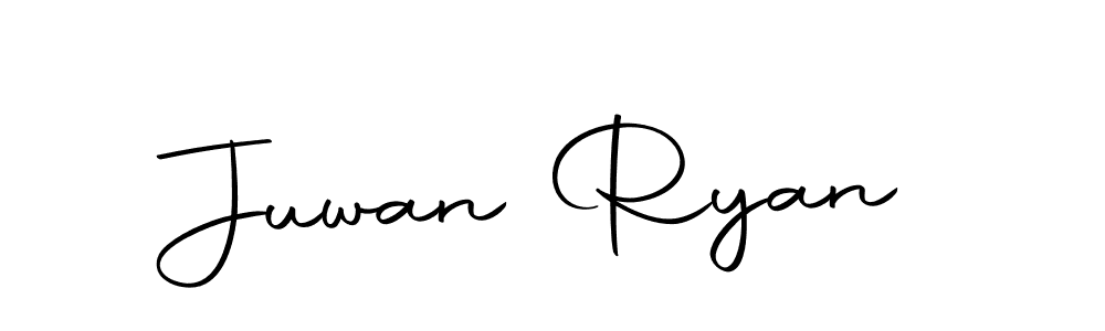 Design your own signature with our free online signature maker. With this signature software, you can create a handwritten (Autography-DOLnW) signature for name Juwan Ryan. Juwan Ryan signature style 10 images and pictures png