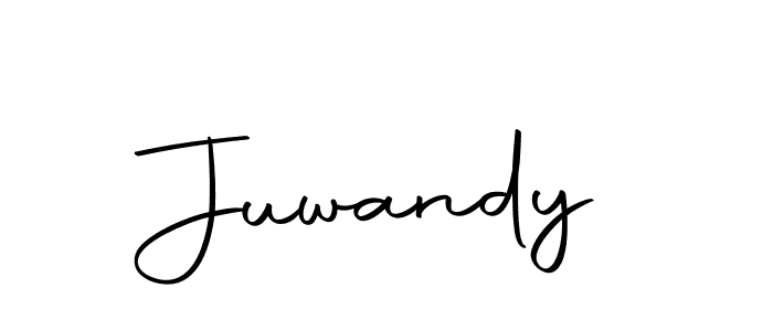 Create a beautiful signature design for name Juwandy. With this signature (Autography-DOLnW) fonts, you can make a handwritten signature for free. Juwandy signature style 10 images and pictures png