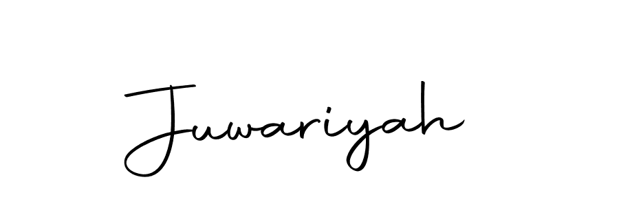 You can use this online signature creator to create a handwritten signature for the name Juwariyah. This is the best online autograph maker. Juwariyah signature style 10 images and pictures png