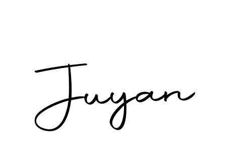 Design your own signature with our free online signature maker. With this signature software, you can create a handwritten (Autography-DOLnW) signature for name Juyan. Juyan signature style 10 images and pictures png