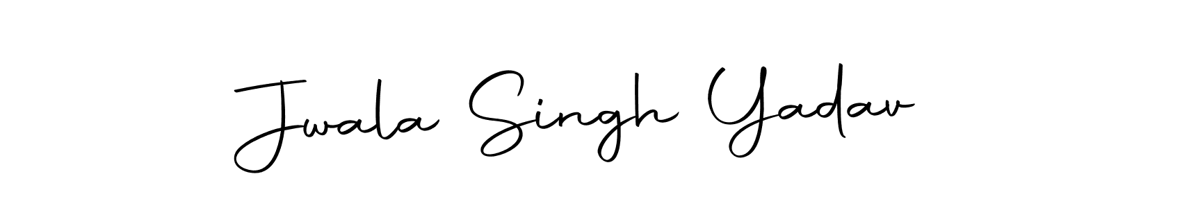 How to make Jwala Singh Yadav name signature. Use Autography-DOLnW style for creating short signs online. This is the latest handwritten sign. Jwala Singh Yadav signature style 10 images and pictures png