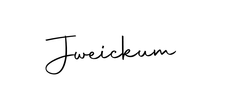 You should practise on your own different ways (Autography-DOLnW) to write your name (Jweickum) in signature. don't let someone else do it for you. Jweickum signature style 10 images and pictures png