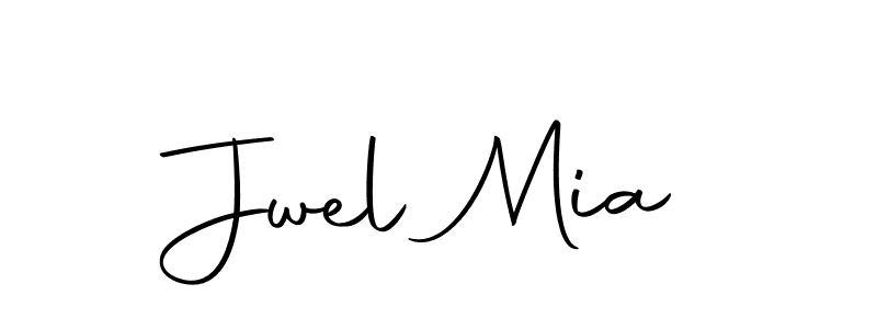 Design your own signature with our free online signature maker. With this signature software, you can create a handwritten (Autography-DOLnW) signature for name Jwel Mia. Jwel Mia signature style 10 images and pictures png