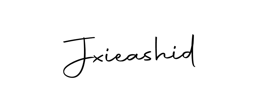 Design your own signature with our free online signature maker. With this signature software, you can create a handwritten (Autography-DOLnW) signature for name Jxieashid. Jxieashid signature style 10 images and pictures png