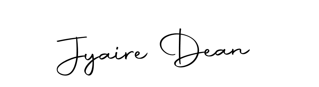 Use a signature maker to create a handwritten signature online. With this signature software, you can design (Autography-DOLnW) your own signature for name Jyaire Dean. Jyaire Dean signature style 10 images and pictures png