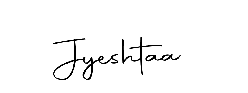 You should practise on your own different ways (Autography-DOLnW) to write your name (Jyeshtaa) in signature. don't let someone else do it for you. Jyeshtaa signature style 10 images and pictures png